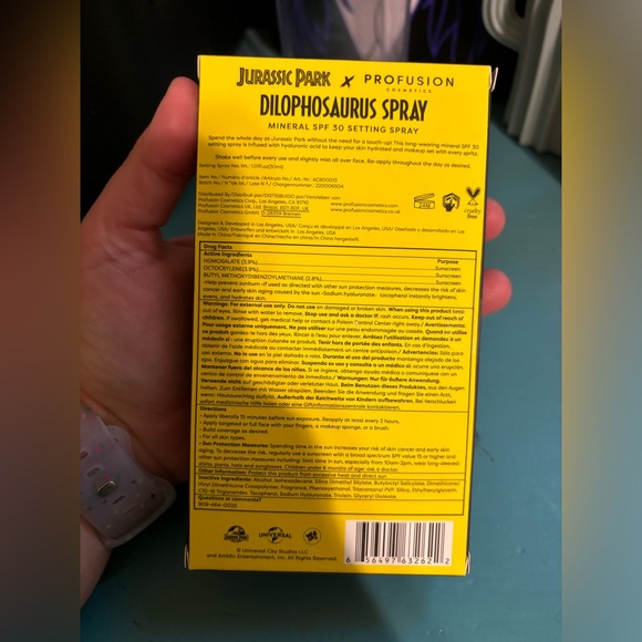 JURASSIC PARK | DILOPHOSAURUS SPRAY - Picture 2 of 6